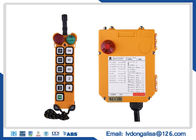10 Buttons Wireless Crane Control System , 100m Industrial Crane Remote Control System