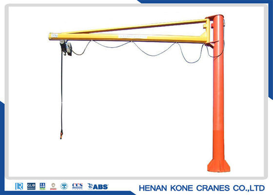 Jib Crane elettrico 15m all'aperto dell'interno, 5 Ton Pillar Swivel Jib Crane